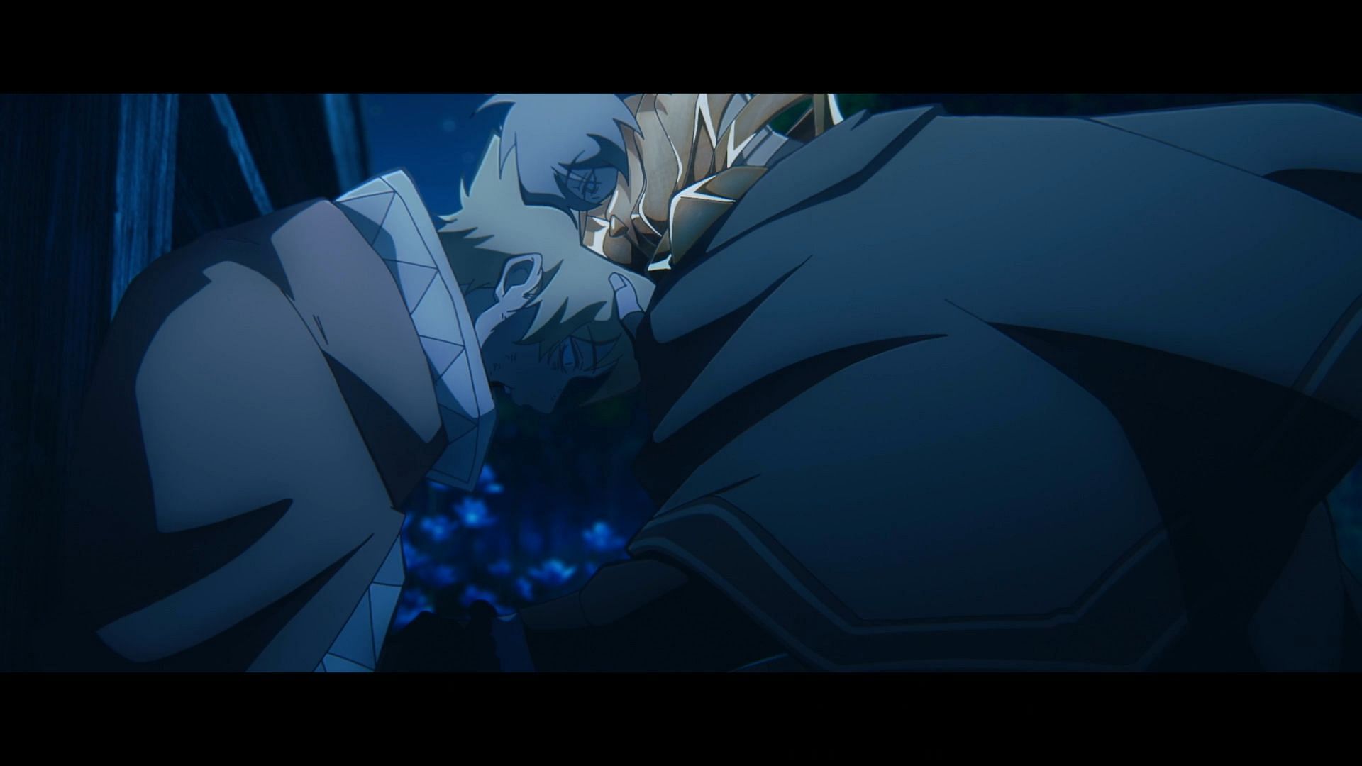 Ghostblade as he assassinates Sheng (Image via Pb Animation/LAN Studio/Paper Plane Animation)